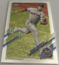 2021 Topps Chrome Baseball Michael Conforto New York Mets base card #213