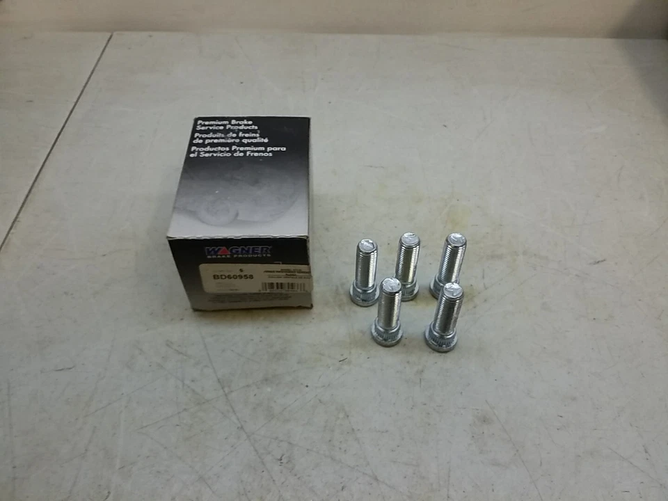 BD60958 Wagner Wheel Lug 银色耳钉数量 5 瓦格纳耳钉 — 第 2/3 张图片
