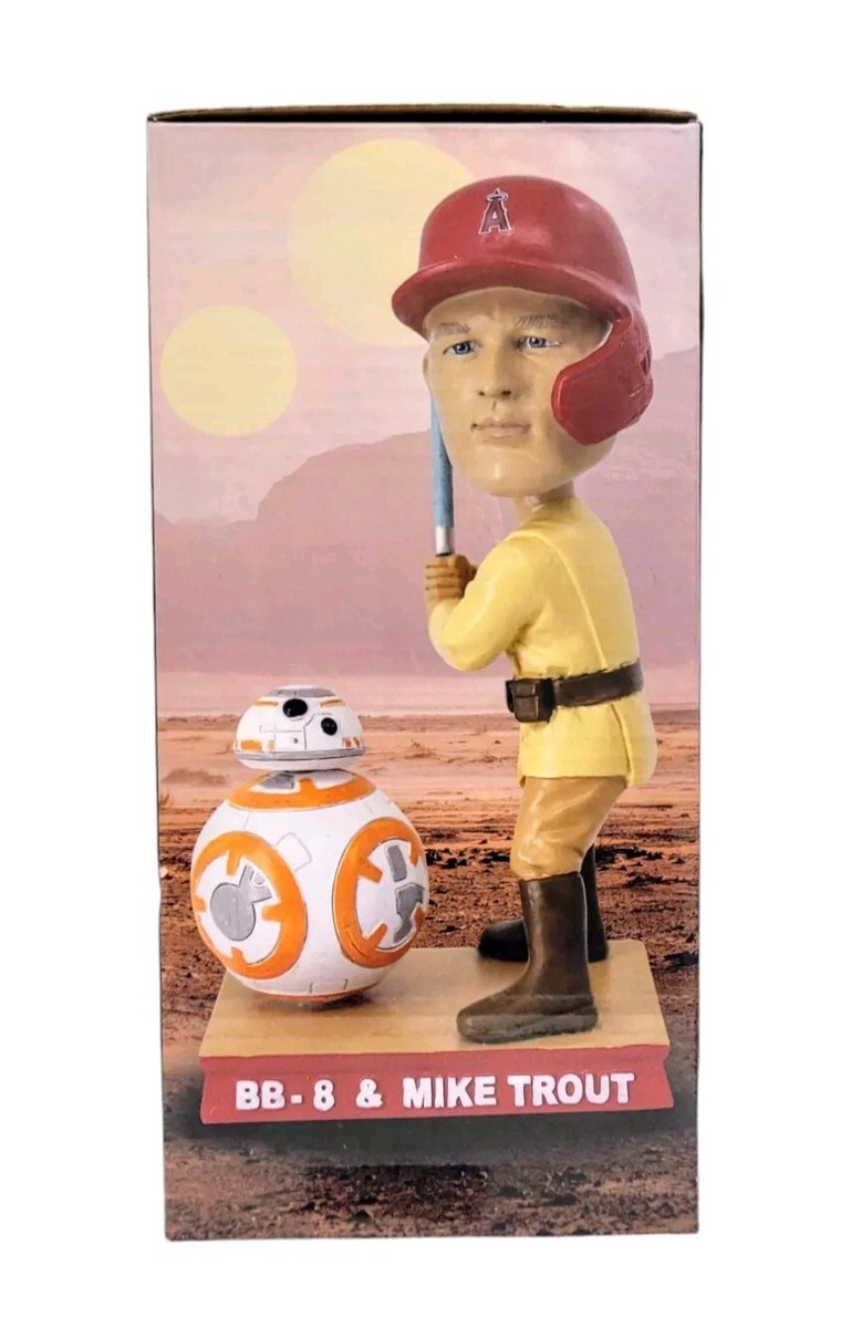 マイク・トラウト スターウォーズBB-8 ボブルヘッド マイク・トラウト スターウォーズ BB-8 ドロイド ボブルヘッド