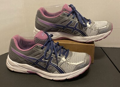 ASICS Gel Contend 4 Ortholite Women's Sneakers Size 9.5 Silver/Gray