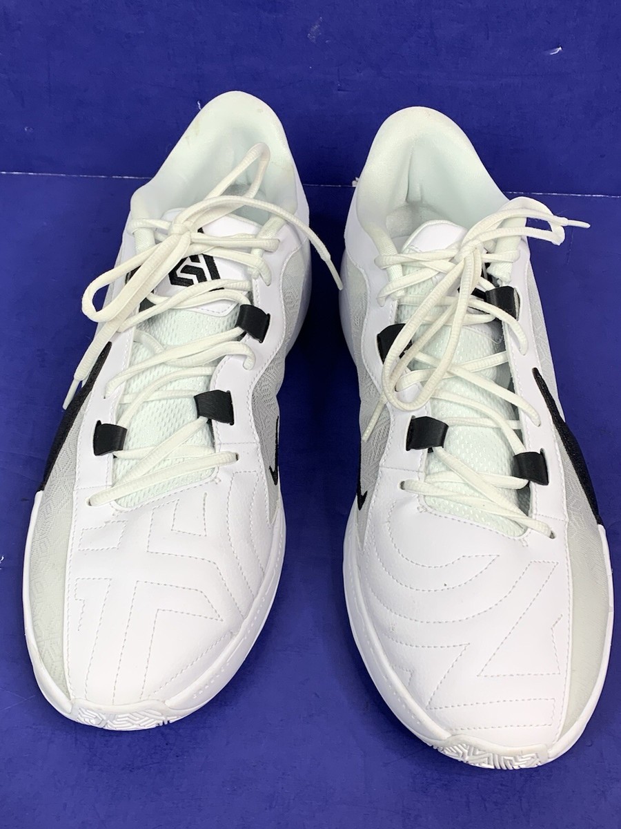 Nike Zoom Freak 5 TB Basketball Sneakers Mens 14 White Black