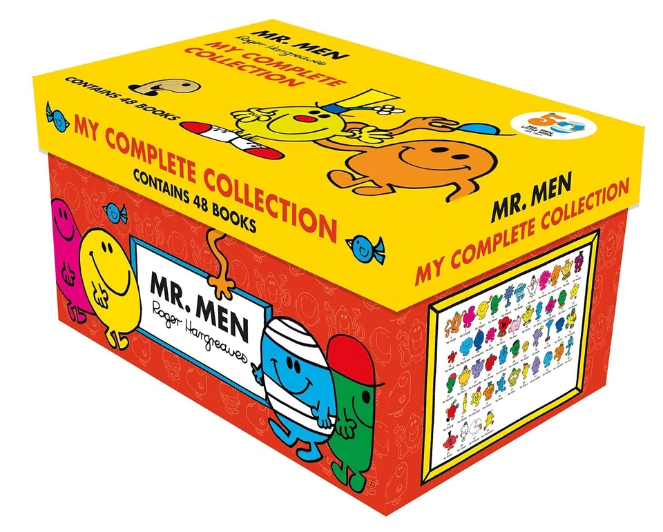 Mr. Men My Complete Collection 48 Books Box Set Mr. Tickle, Mr. Lazy, Mr. Happy - Image 2 of 2