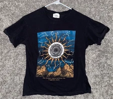 Dirtee Laundry Womens XS Zodiac Astrology Star Signs Graphic Shirt