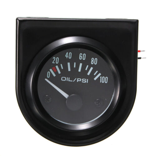 2'' 52mm 0~100 PSI LED Pointer Oil Pressure Gauge Fuel Press Meter - Picture 7 of 9