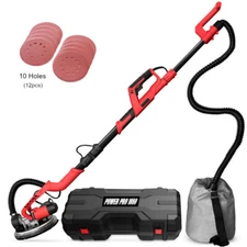 POWER PRO 1850 -Foldable 750W Electric Variable Speed Drywall Sander with LED