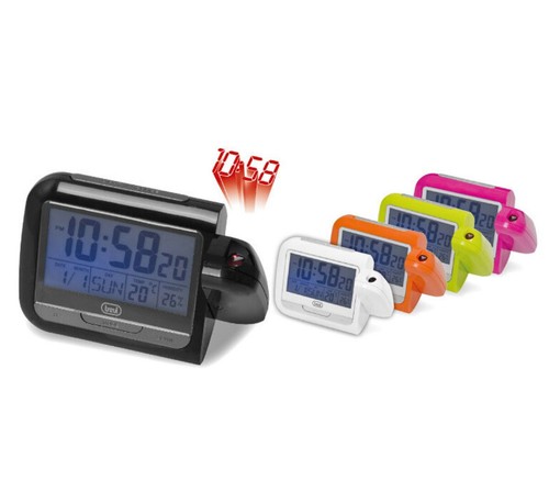 Orologio sveglia digitale da comodino con PROIETTORE sveglietta termometro data - Imagen 2 de 7