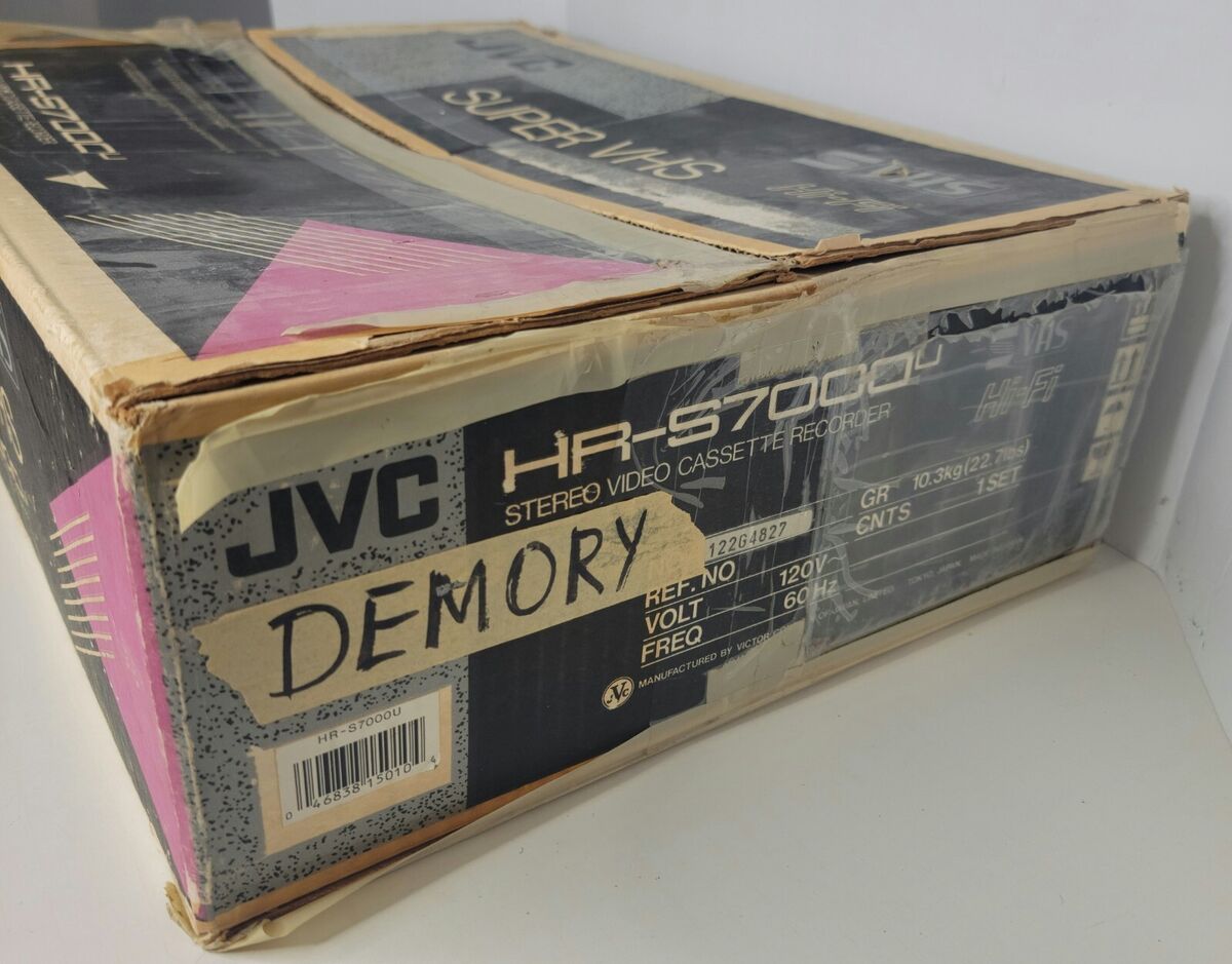 JVC HR-S7000U Super VHS 4-Head Hi-Fi VCR Player Recorder JVC HR-S7000U Super VHS 4-Head Hi-Fi VCR Player Recorder