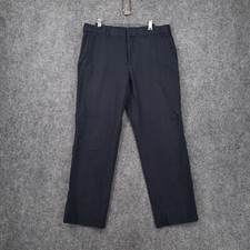 Brooks Brothers 1818 Pants Mens 35x30 Blue Fitzgerald Chino Tessuti Sondrio