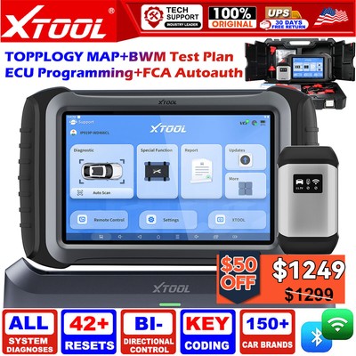 XTOOL IP919 PRO Auto E/CU Programming Coding Bi-directional Diagnostic Scan Tool