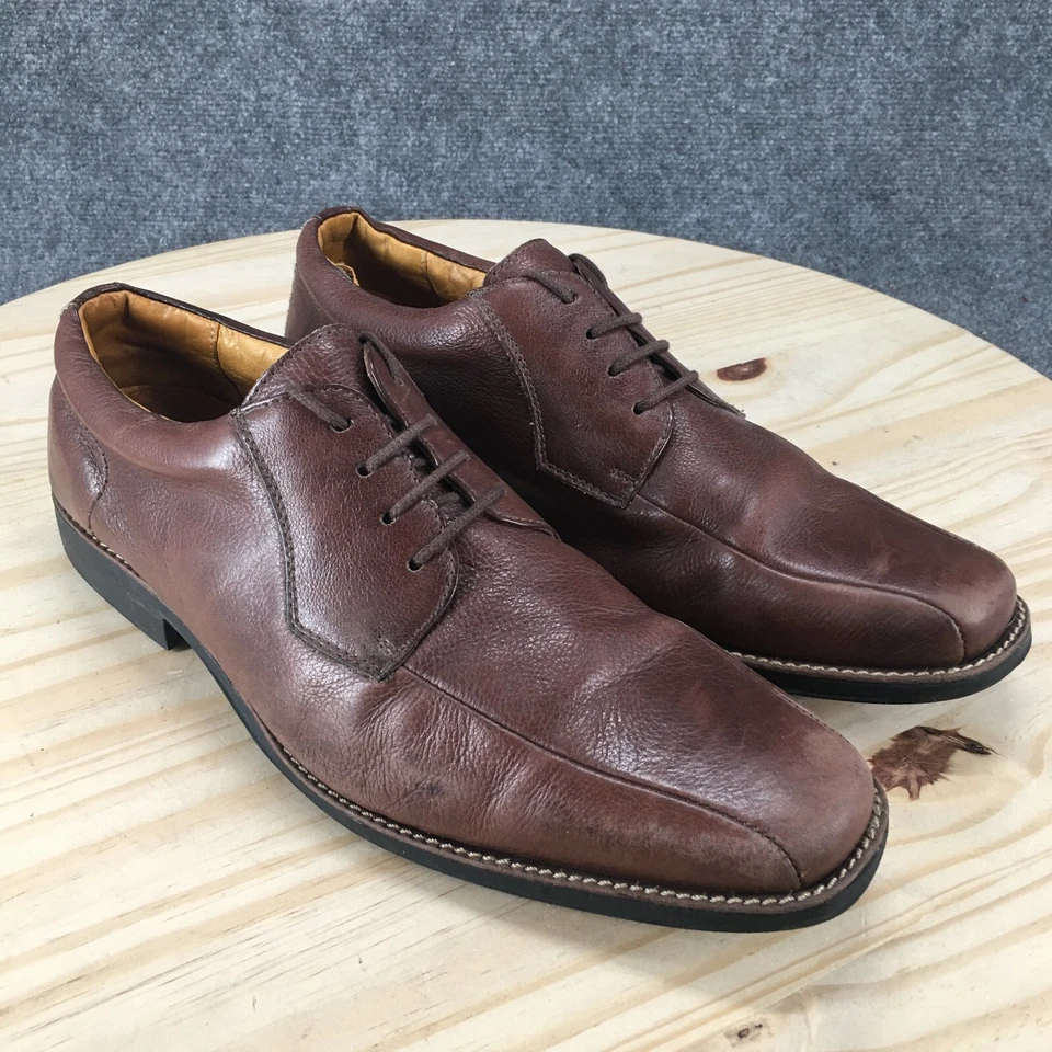 Sandro Moscoloni Zapatos Para Hombres 11.5 D Vestido Bicicleta Puntera Oxford 17007 Cuero Marrón Foto 3 de 4