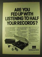 1979 ADC QLM30 MK III Cartridge  1500 FG Turntable Ad