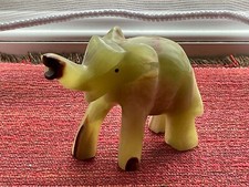 Onyx Stone carved Elephant ornament