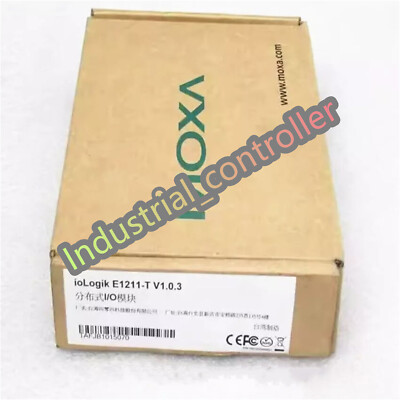 New MOXA ioLogik E1211-T Remote Ethernet I/O Module DHL Expedited Shipping