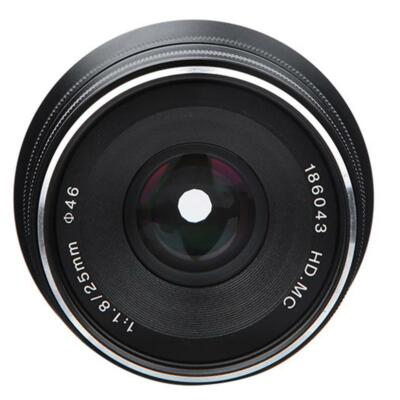 7artisans 25mm F1.8 Manuelles Fokusobjektiv für Sony Fuji FX Mount