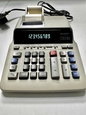 Sharp Vintage EL-1197GII Electronic Printing Calculator Tested