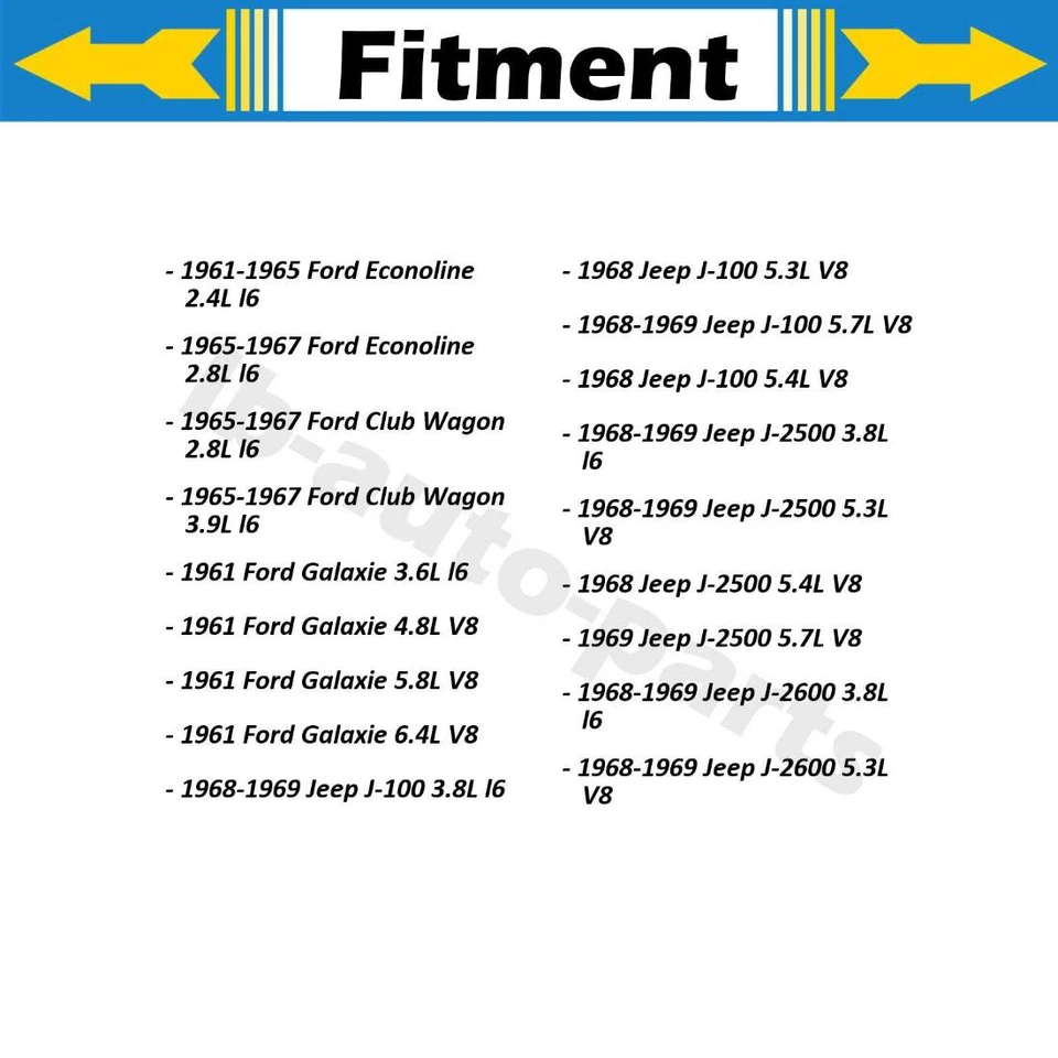 Manguera de freno delantera Dorman 2x para Studebaker Power Hawk 1956 Foto 2 de 4