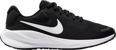 Size 12W/10.5M- Nike Revolution 7 Black White