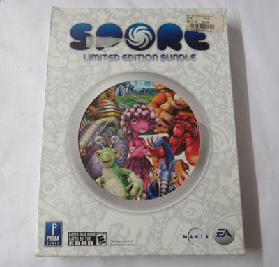 Spore Prima Official Strategy Guide Limited Edition Bundle PC Maxis EA Sealed
