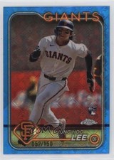 2024 Chrome Logofractor Edition Blue Refractor 52/150 Jung-Hoo Lee Jung Hoo 02d2