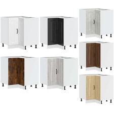 Kitchen Corner Unit Base Cabinet Cupboard L-Shape Kitchen Storage Unit