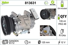 Kompressor Klimaanlage VALEO RE-GEN - AT 813631 +102.34€ Pfand für CLIO 12V 3 2