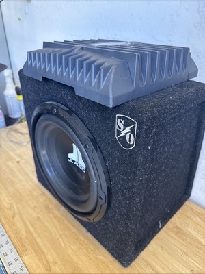 JL Audio Subwoofer in Sound Ordinance Wedge Box w/ Punch 201s