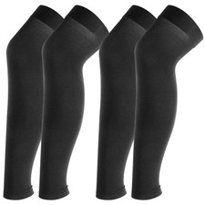 2 Pairs Full Leg Compression Sleeves for Running, Cycling, All Sports Recovery