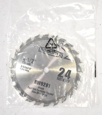 Rockwell RW9281 4-1/2'' Circular Saw Blade Wood Fast Cut Carbide Tipped
