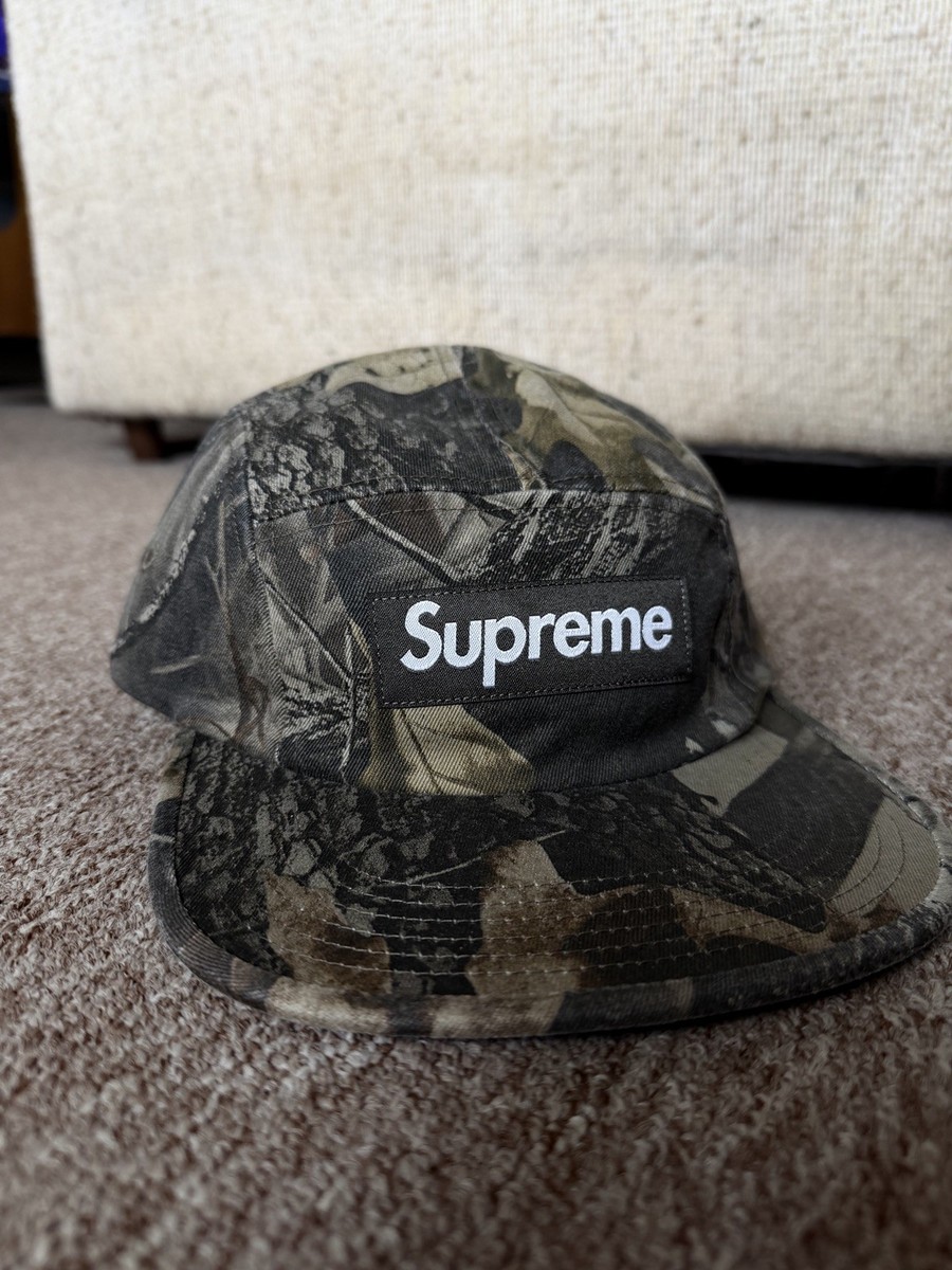 帽子 SUPREME Realtree Washed Chino Twill Cap Supreme Washed Chino Twill Camp Cap Real Tree Hardwoods Camo SS25