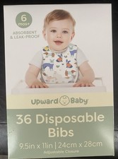 Disposable Bibs, 36ct NIB