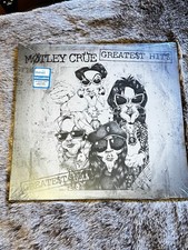 MOTLEY CRUE Greatest Hits SEALED 2LP Walmart Exclusive Silver Marble Vinyl