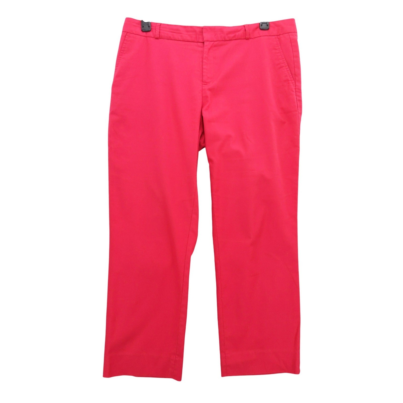 Banana Republic Hampton Fit Pants Womens 14 Pink Straight Leg Stretch Cotton