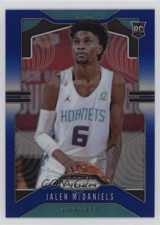 2019-20 Panini Prizm Rookie Blue Prizm 52/199 Jalen McDaniels #297 14cm