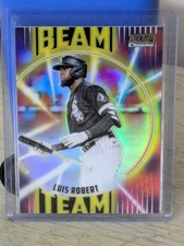 2022 Topps Stadium Club Chrome - Beam Team Luis Robert #BT-23 Gold Refractor /50