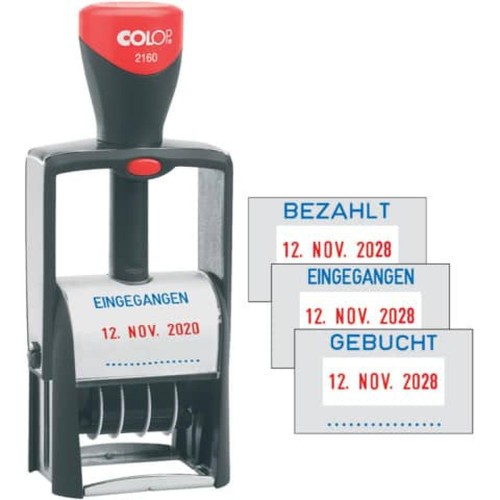 Textplatte für Colop Classic Line 2100 (41x24 mm - 6 Zeilen