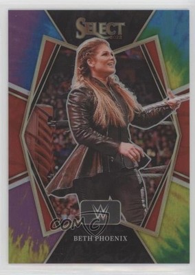 2022 Panini Select WWE Premier Level Tie-Dye Prizm /25 Beth Phoenix #187 e6e