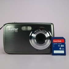Vivitar Digital Camera Vivicam 7022 7.1MP Silver Tested