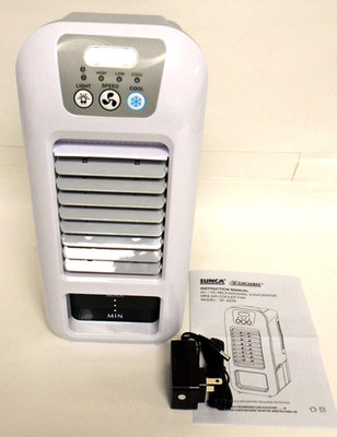 Sunca SF-3229 AC/DC Rechargeable Evaporative Mini Air Cooler Fan