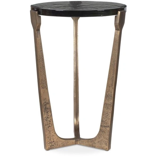 Uttermost 50216 Bohdi 22 X 15 inch Antique Brass Outdoor Accent Table - Picture 1 of 5