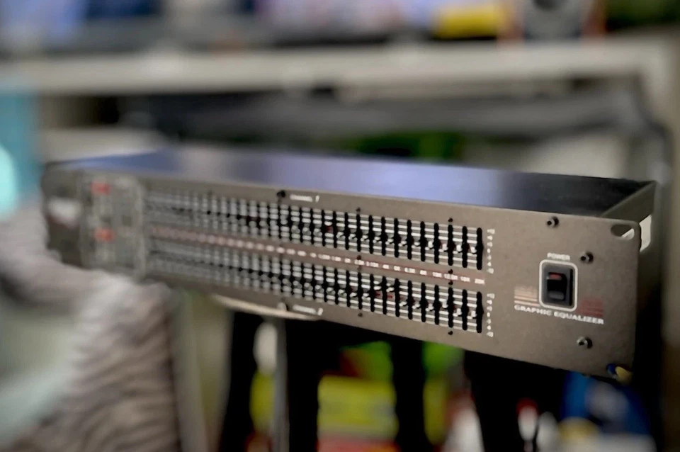 DOD SR231 QX Dual Channel Stereo 31-Band Analog Graphic Equalizer Tested 100% - Image 4 of 4