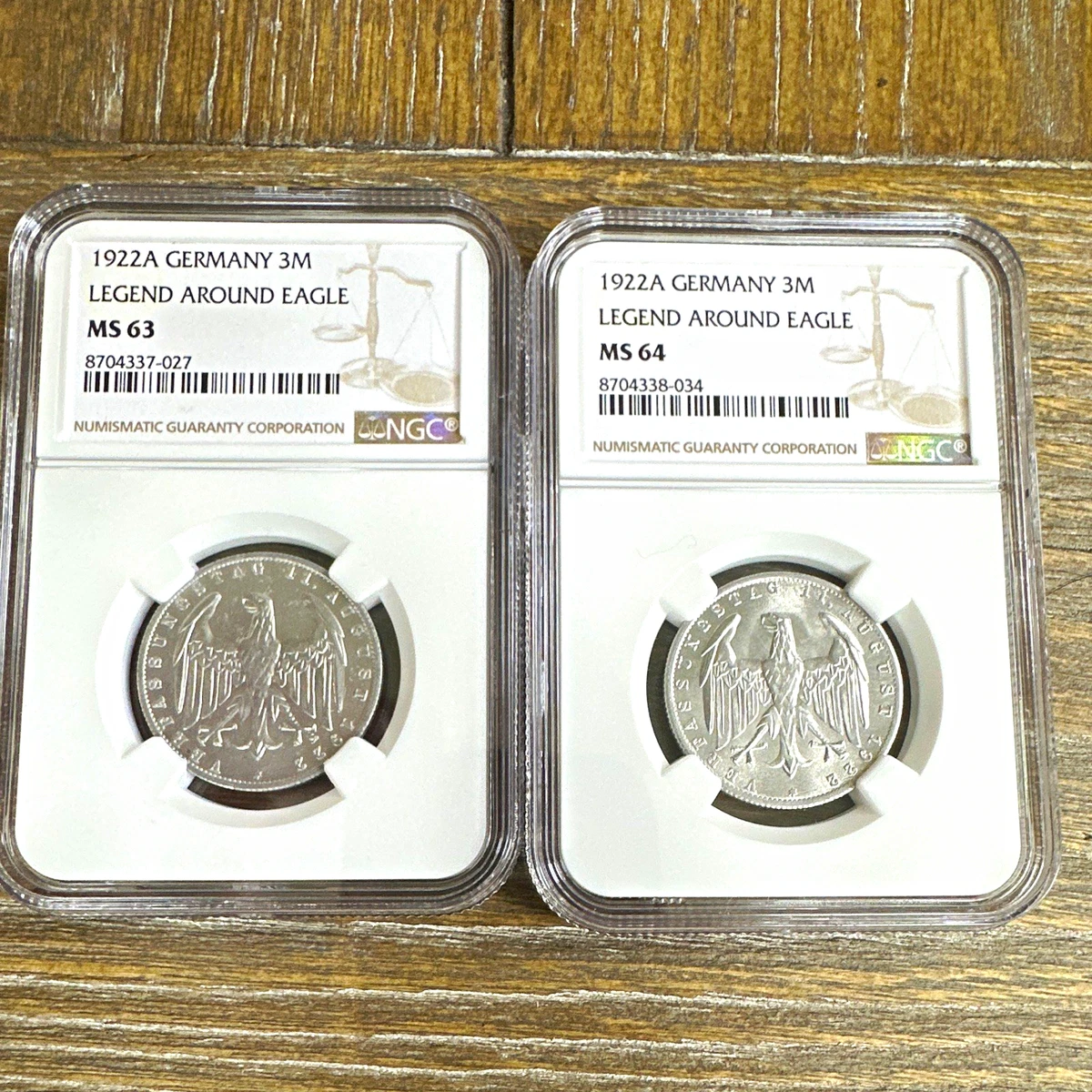 25+ MS 64 Graded German Coins for sale | Updated Oct 2026