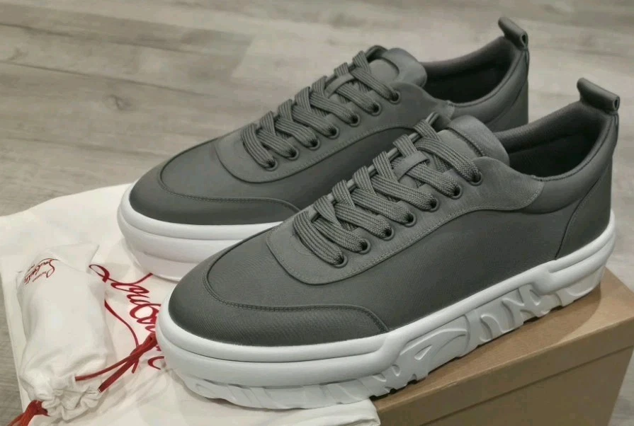 Christian Louboutin — Christian Louboutin Men's Choukario Flat Nylon Sneakers, Size 13US (46EUR)