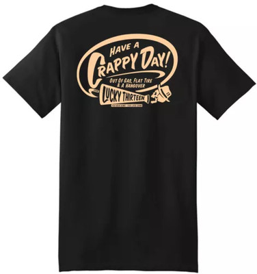 LUCKY 13 The Crappy Day T-Shirt Black S-4XL NEW.webp