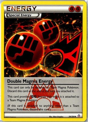 Double Magma Energy Double Crisis 34/34 2015 Uncommon Lightly Played
