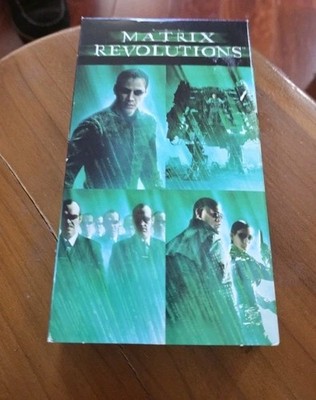 The Matrix Revolutions VHS 2004 
