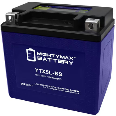 YTX5L-BS Lithium Battery Replacement for Yamaha TW Trailway TW200BC