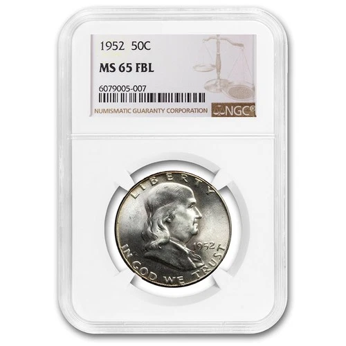 1952 Franklin Half Dollar MS-65 NGC (FBL)