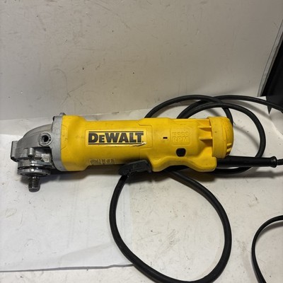 Dewalt DWE402W 4-1/2'' Corded Small Angle Grinder Not Working