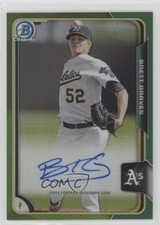 2015 Bowman Chrome Prospects Green Refractor 8/99 Brett Graves #BCAP-BG Auto x5u