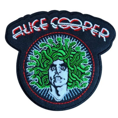 Alice Cooper Patch · Medusa (9cm x 9cm) Offizielles Band Merch